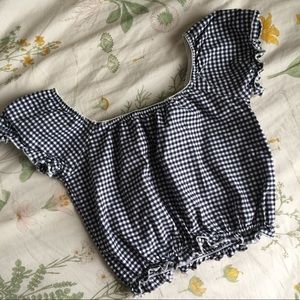 ✨sold✨BM // Gingham Top